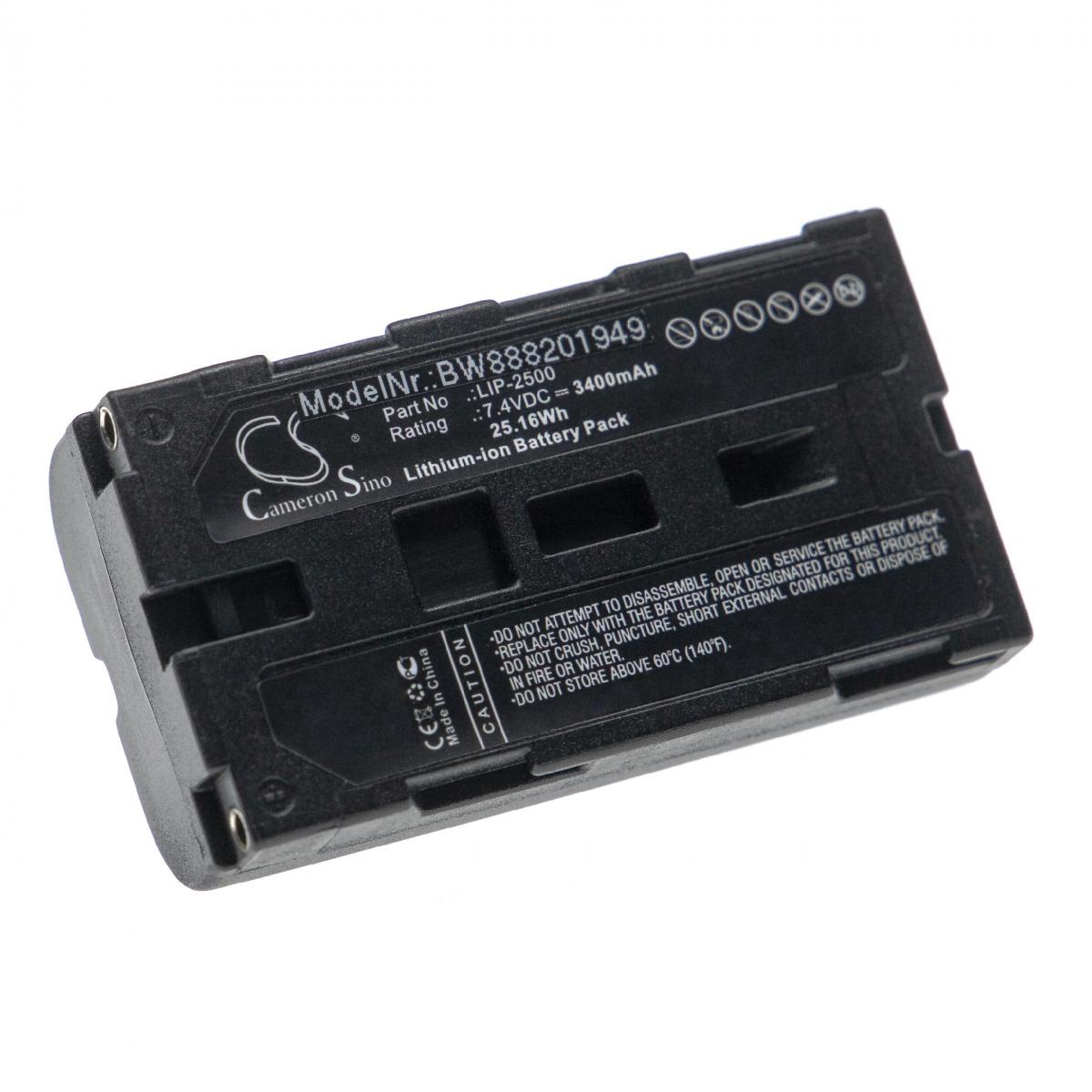 Vhbw - vhbw batterie compatible avec Epson EHT-400C, M196D, EHT-400 imprimante photocopieur scanner imprimante à étiquette (3400mAh, 7,4V, Li-ion) - Imprimante Jet d'encre