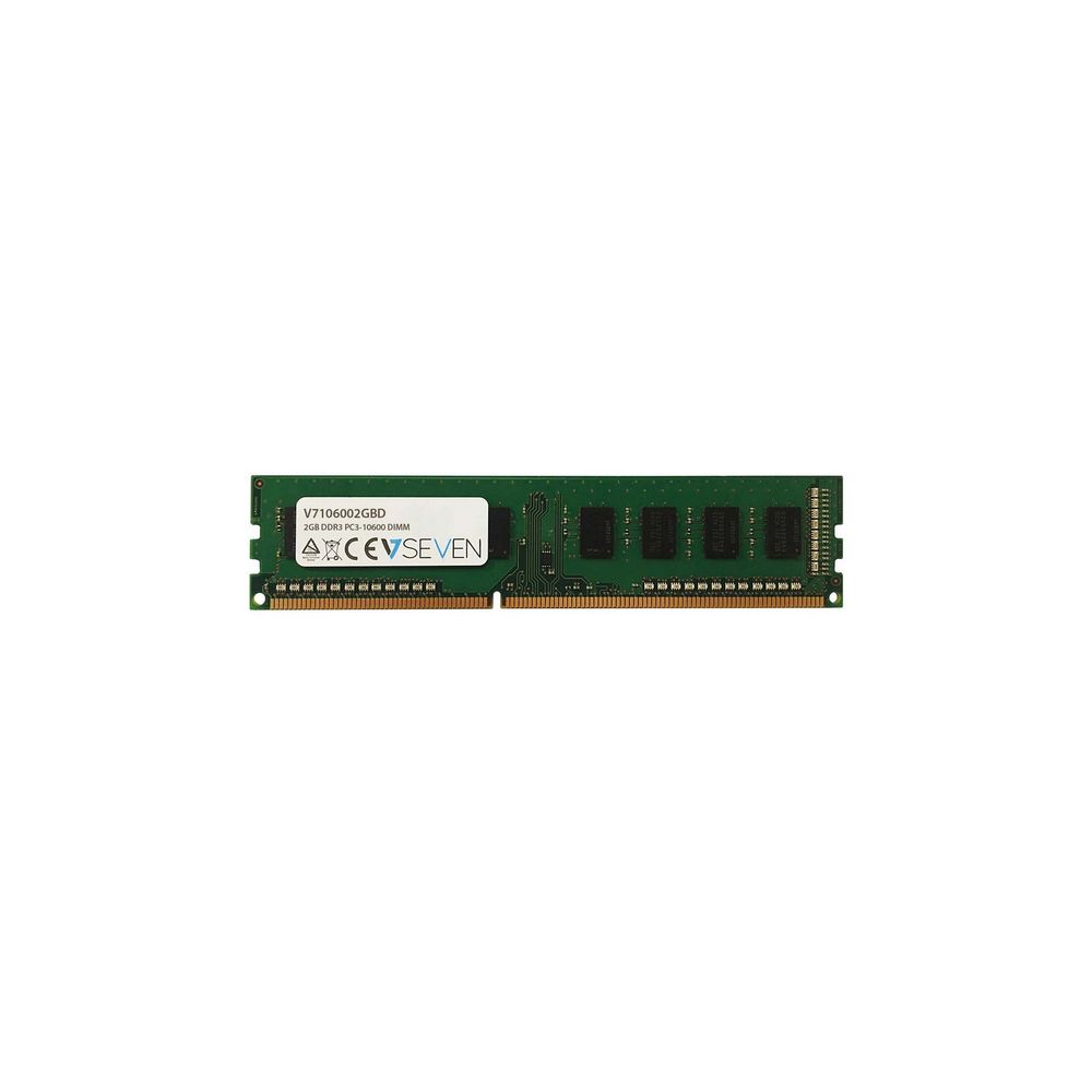 V7 - V7 DDR3 2Gb 1333MHz cl9 dimm pc3-10600 (V7106002GBD) - RAM PC Fixe