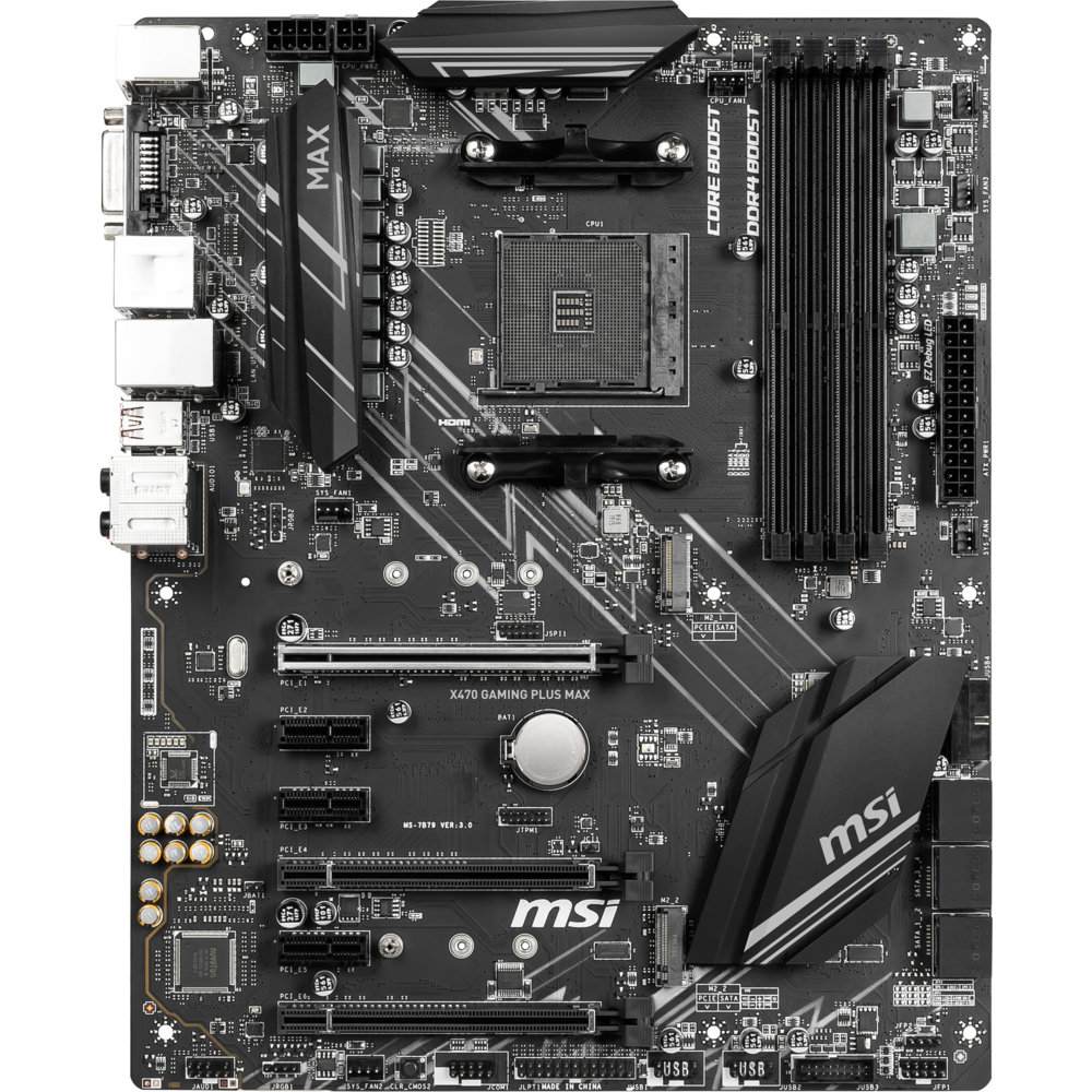 Msi - AMD X470 GAMING PLUS MAX - ATX - Carte mère AMD
