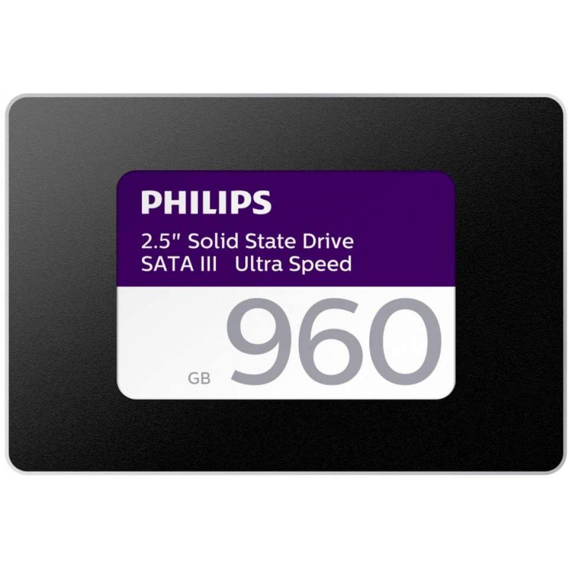 Philips - Philips Ultra Speed 960GB SSD 2,5 SATA III - Disque Dur interne