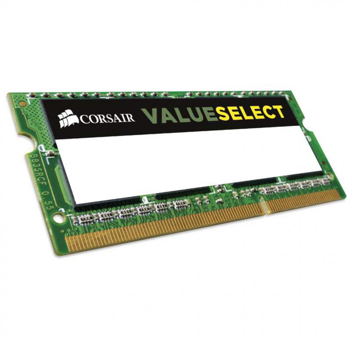 Corsair - Value Select SO-DIMM 8 Go DDR3L 1333 MHz CL9 - RAM PC Fixe