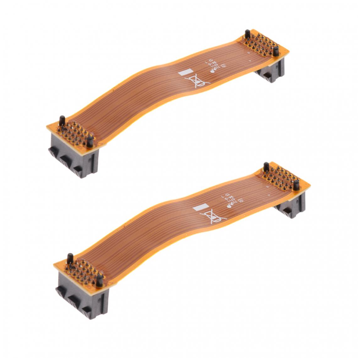 marque generique - 2x Pci-e Pont Flexible Vidéo Connecctor Câble Crossfire 10cm Pour Sli N-card Vert - Câble antenne