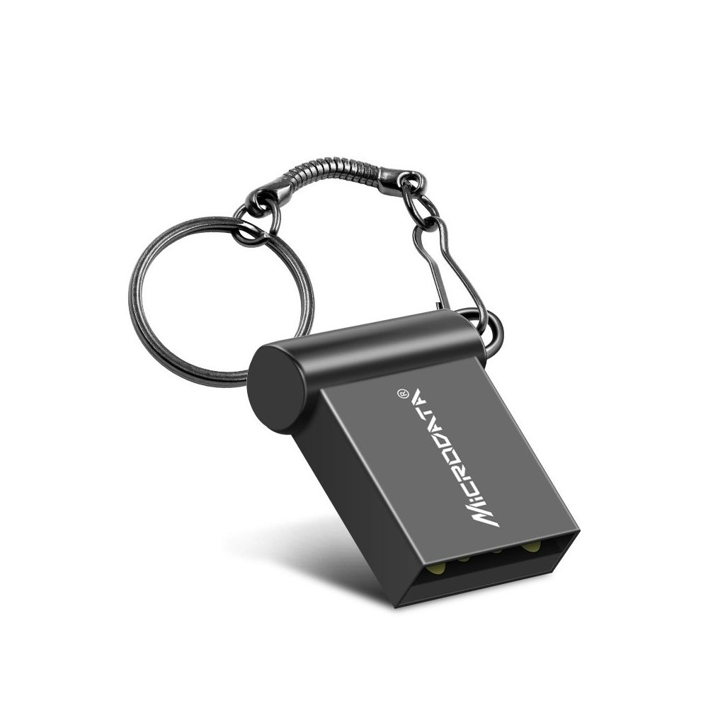 Wewoo - Clé USB Ordinateur MiCRODATA 4 Go USB 2.0 et mini disque en métal à deux utilisations noir - Clés USB