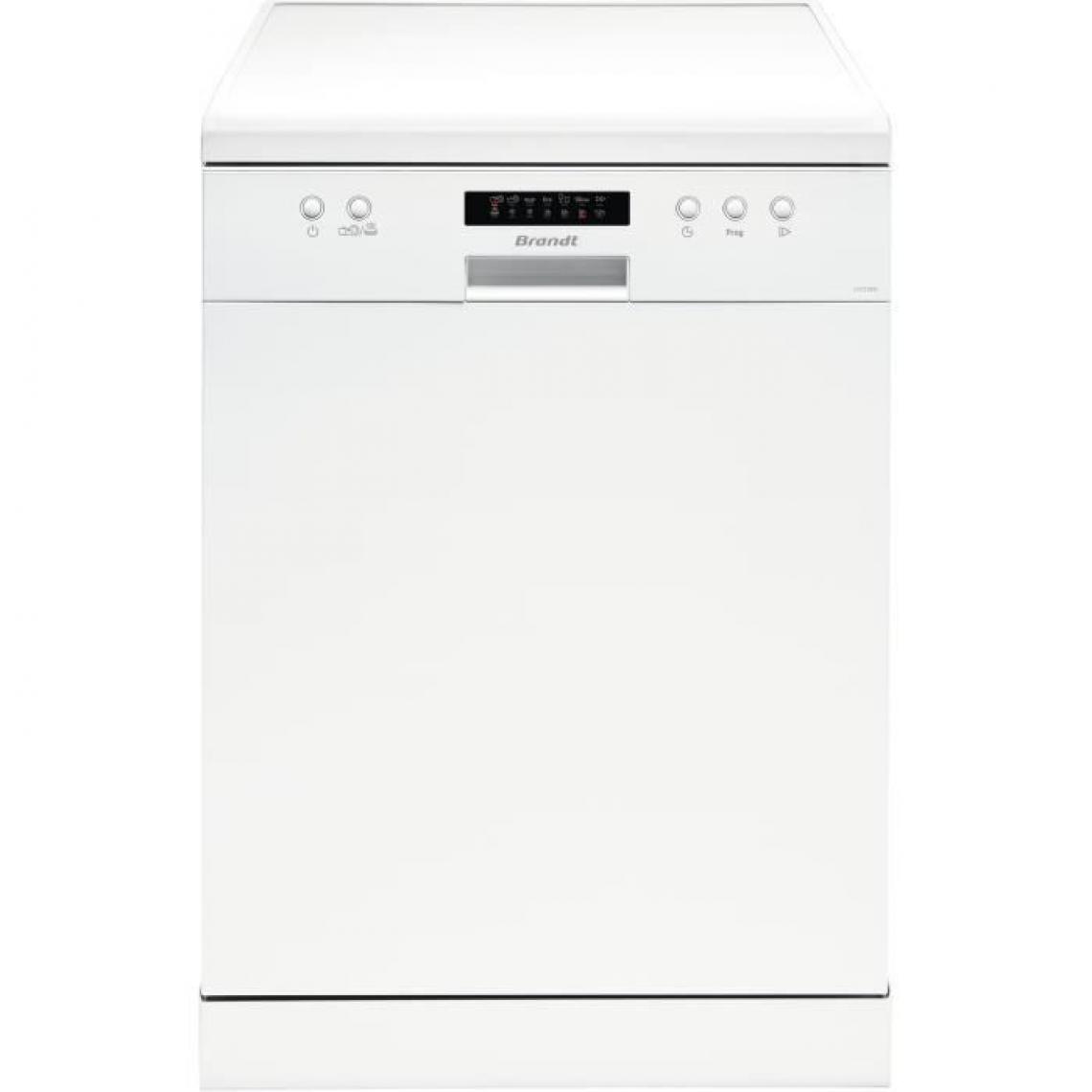 Brandt - Lave-vaisselle pose libre BRANDT 12 Couverts 59.8cm E, BRA3660767977143 - Lave-vaisselle