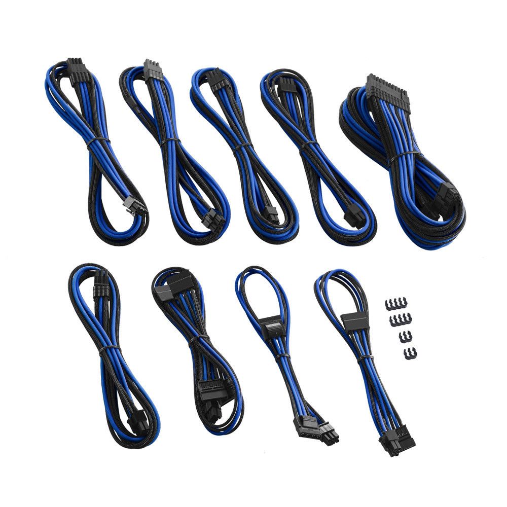 Cablemod - PRO ModMesh C-Series AXi, HXi & RM Cable Kit - Noir / Bleu - Câble tuning PC