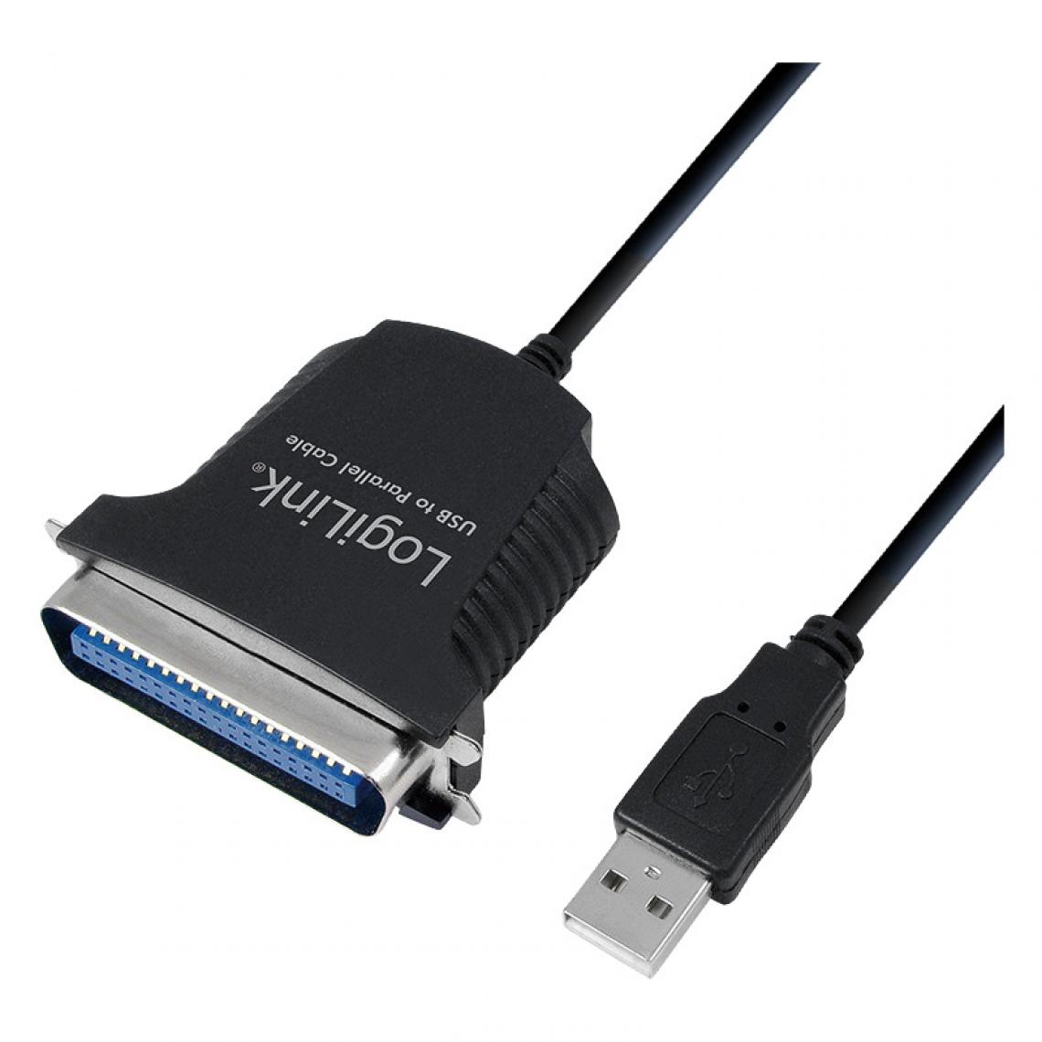 Logilink - LogiLink Câble d'imprimante USB 1.1, centronics, longueur () - Hub