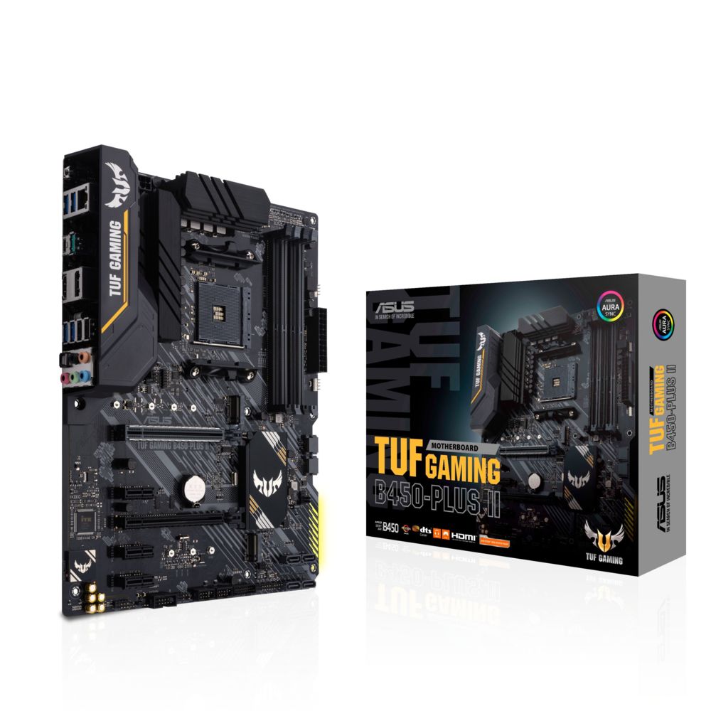 Asus - TUF B450-PLUS Gaming II - Carte mère AMD