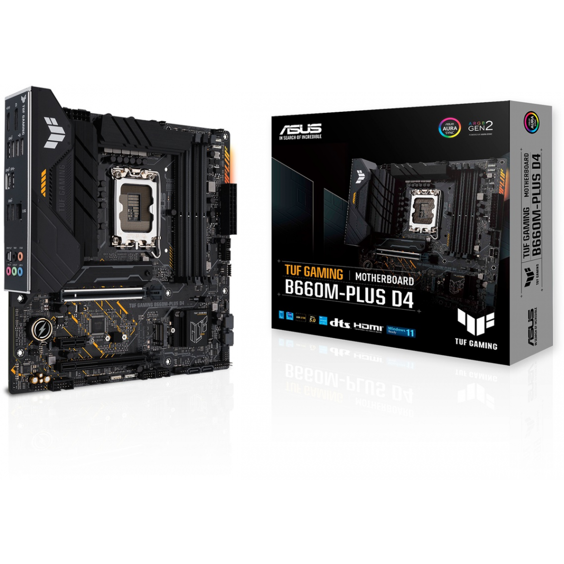 Asus - TUF GAMING B660M-PLUS D4 - Carte mère Intel