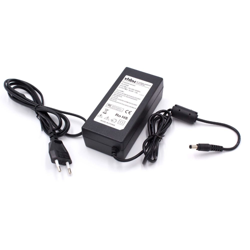 Vhbw - vhbw Imprimante Adaptateur bloc d'alimentation Câble d'alimentation Chargeur compatible avec Canon Selphy CP900, CP910 imprimante; 115cm, 1.8A - Accessoires alimentation