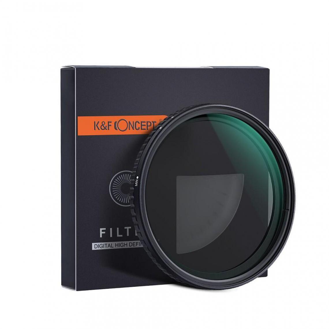 Justgreenbox - Fader de filtre ND à densité neutre variable réglable ultra-mince de 72 mm pour objectif d'appareil photo Canon Sony Nikon appareils photo - Objectif Photo
