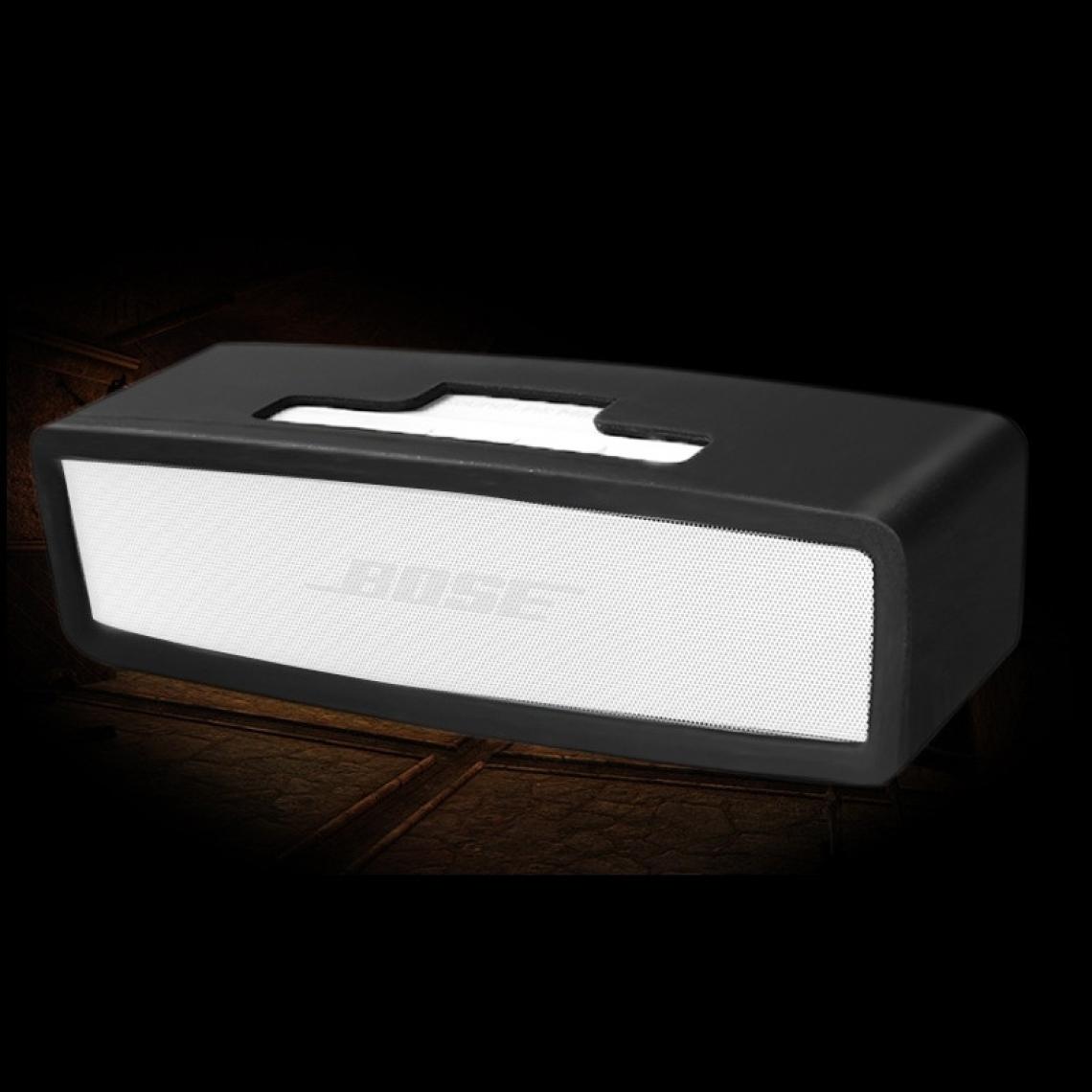 Wewoo - Housse de protection pour haut-parleur Bluetooth portable antichoc souple en silicone avec Bose Mini 1/2 Noir - Enceintes Hifi