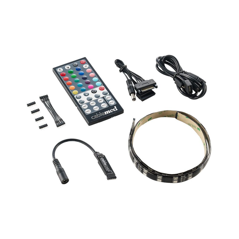 Cablemod - WideBeam™ Hybrid LED Kit 60cm - RGB/UV - Câble tuning PC