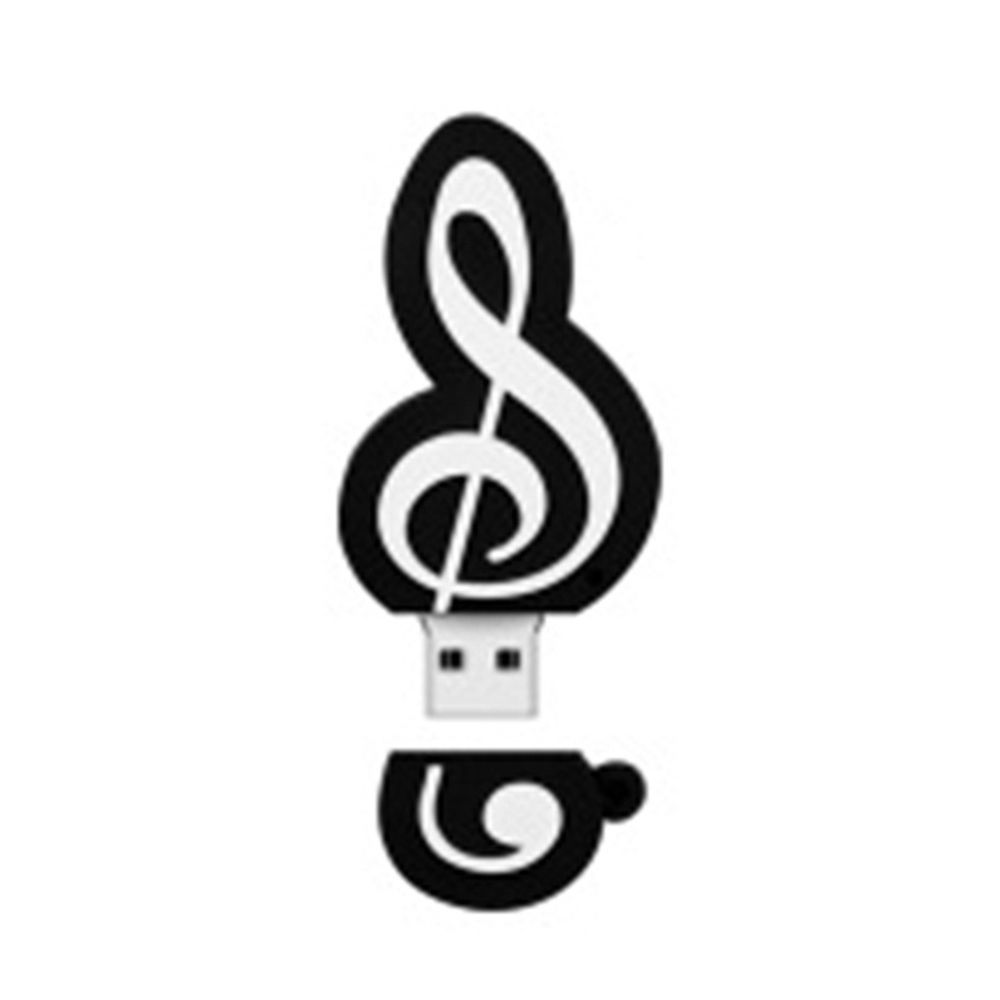 Wewoo - Clé USB MicroDrive 128 Go USB 2.0 Music Note U Disk - Clés USB