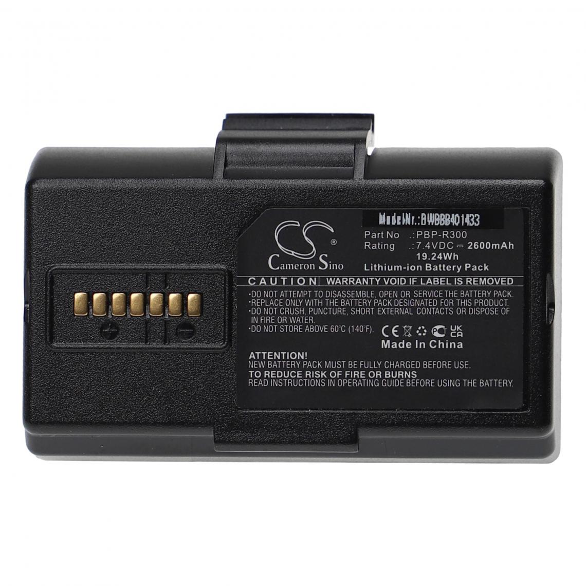 Vhbw - vhbw Batterie compatible avec Bixolon SPP-R300, SPP-R310 imprimante, scanner, imprimante d'étiquettes (2600mAh, 7,4V, Li-ion) - Imprimante Jet d'encre
