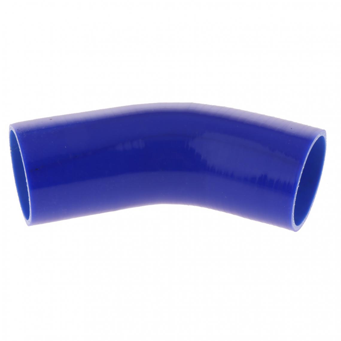 marque generique - 70mm tuyau bleu de coupleur de course de coudes de silicone de plis de 4 couches de 70mm - Accessoires et Pièces Détachées