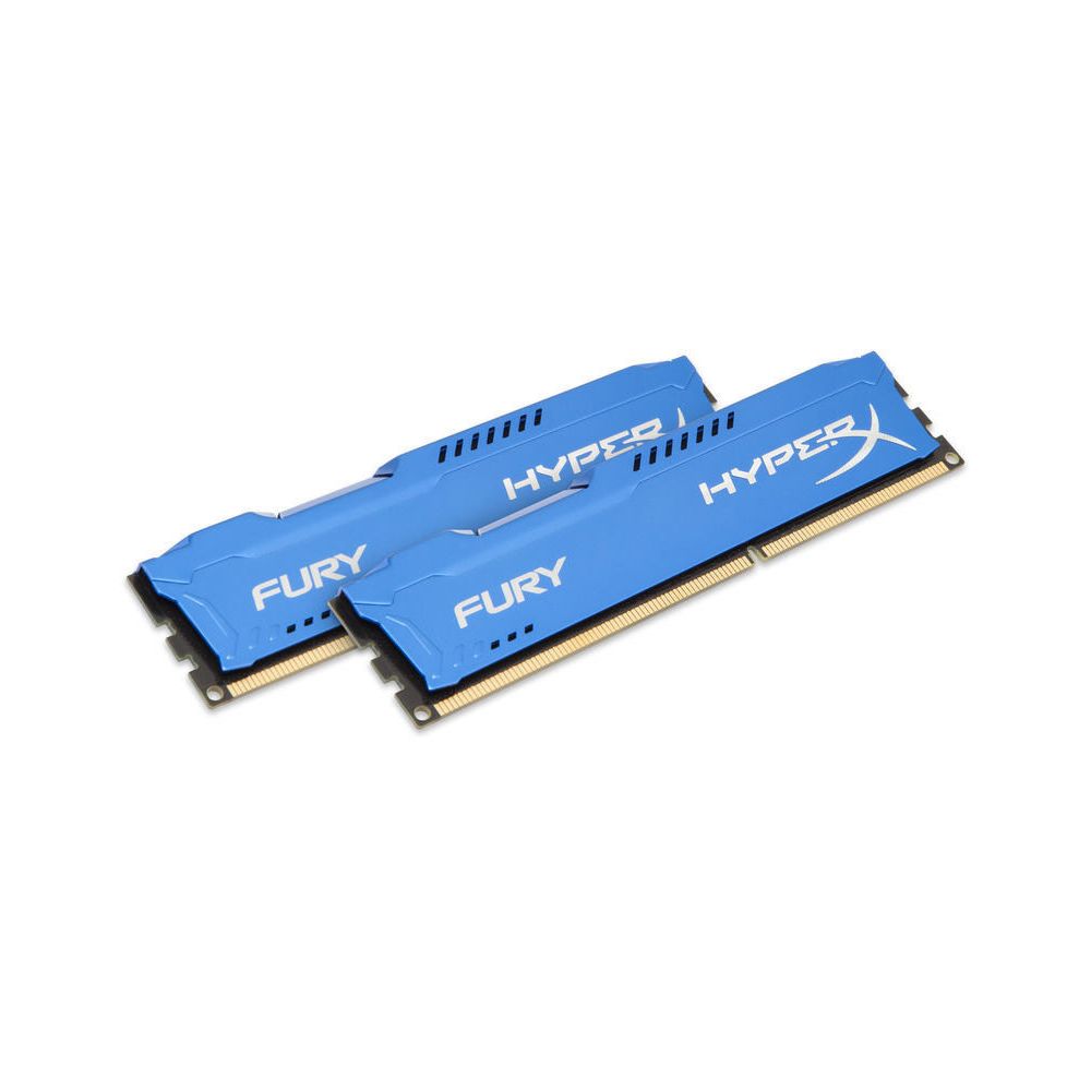 Hyperx - HyperX - Fury Blue 8 Go (2x4 Go) Hyper X PC12800 1600MHz CL10 - RAM PC Fixe