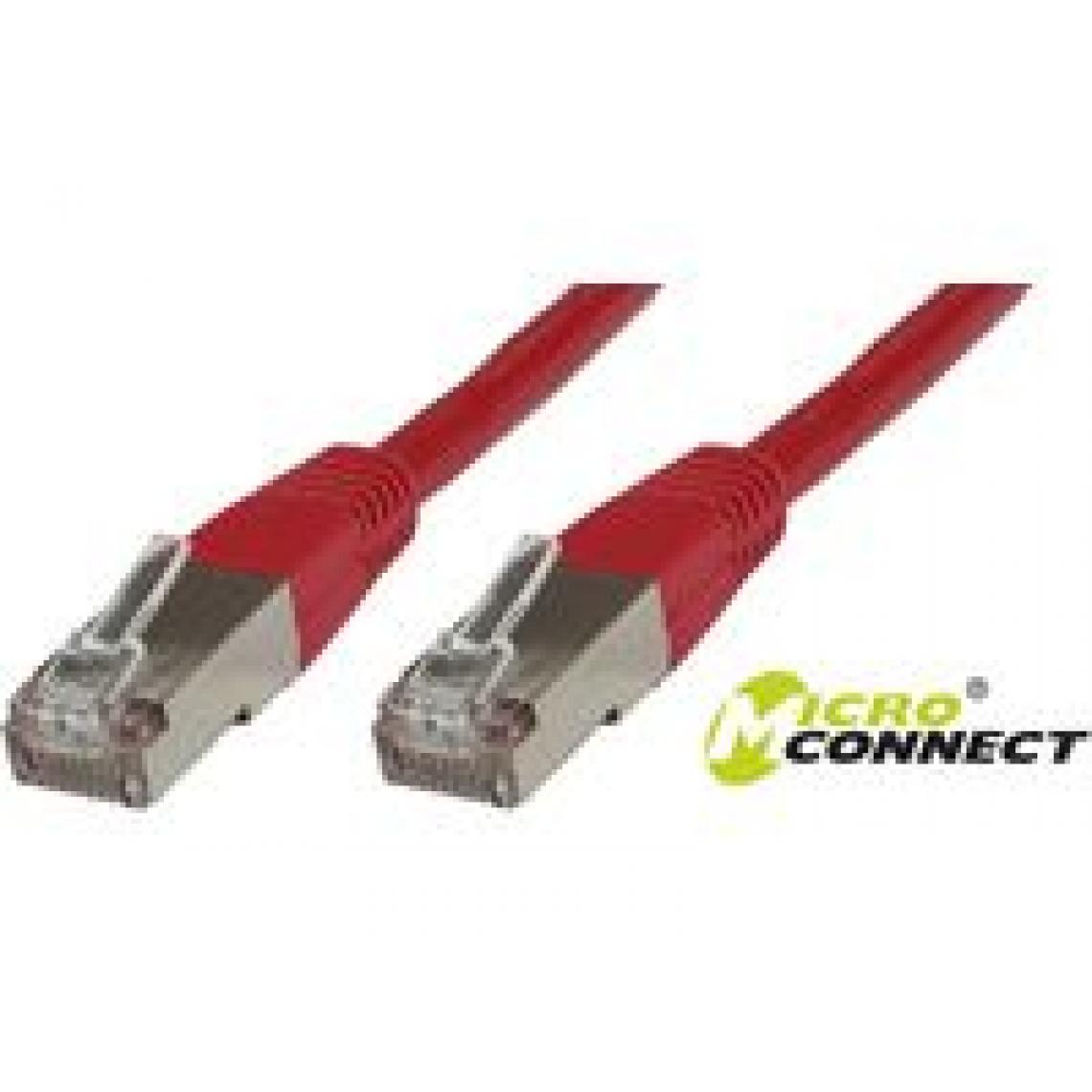 Disney Montres - Microconnect stp620r 20 m CAT6 F/UTP (FTP) Rouge – Câble de réseau (RJ-45, RJ-45, Mâle/Mâle, Cat6, F/UTP (FTP), rouge) - Câble antenne