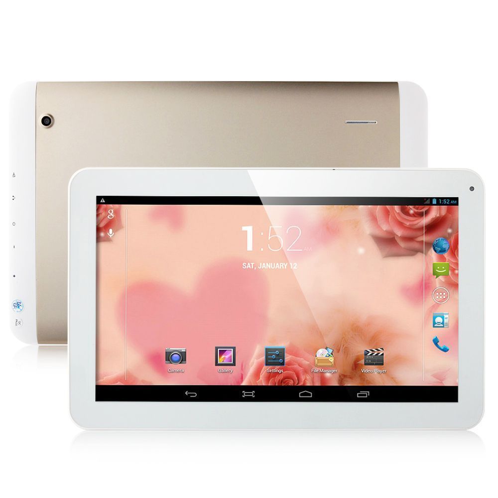 Yonis - Tablette 10 Pouces Android 3G Dual Sim Wi-Fi Bluetooth Micro GPS 1Go Ram 24Go Or - YONIS - Tablette Android