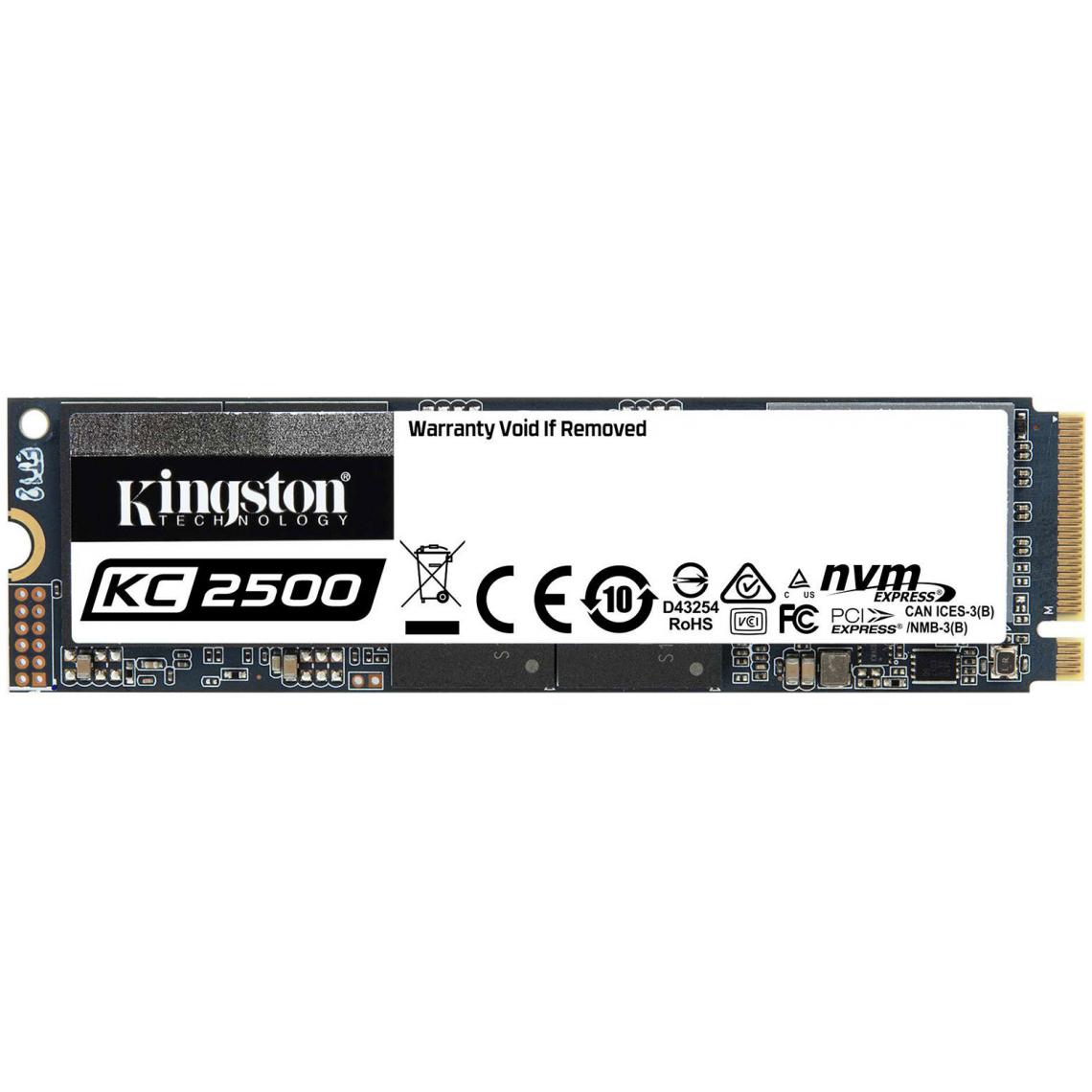Kingston - Kingston KC2500 500 Go - M.2 NVMe PCIe Gen 3.0 x 4 - SSD Interne