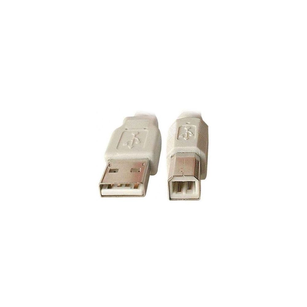 Rue Du Commerce - Cable USB 2.0 - Type A mâle / Type B mâle - 1,80 m - Pour imprimante - Câble USB