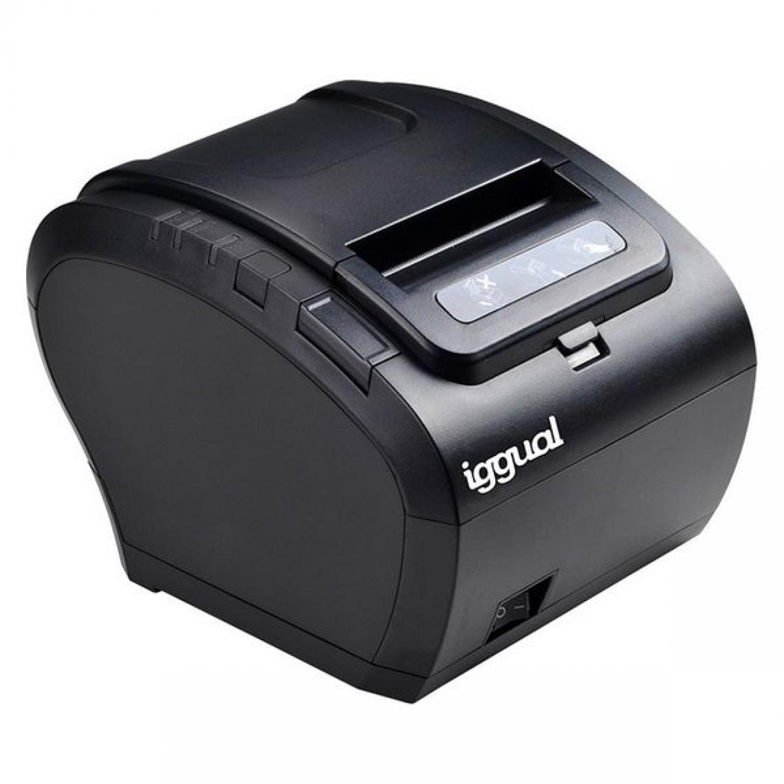 Iggual - Imprimante Thermique iggual TP8002 203 dpi Noir - Imprimante Jet d'encre
