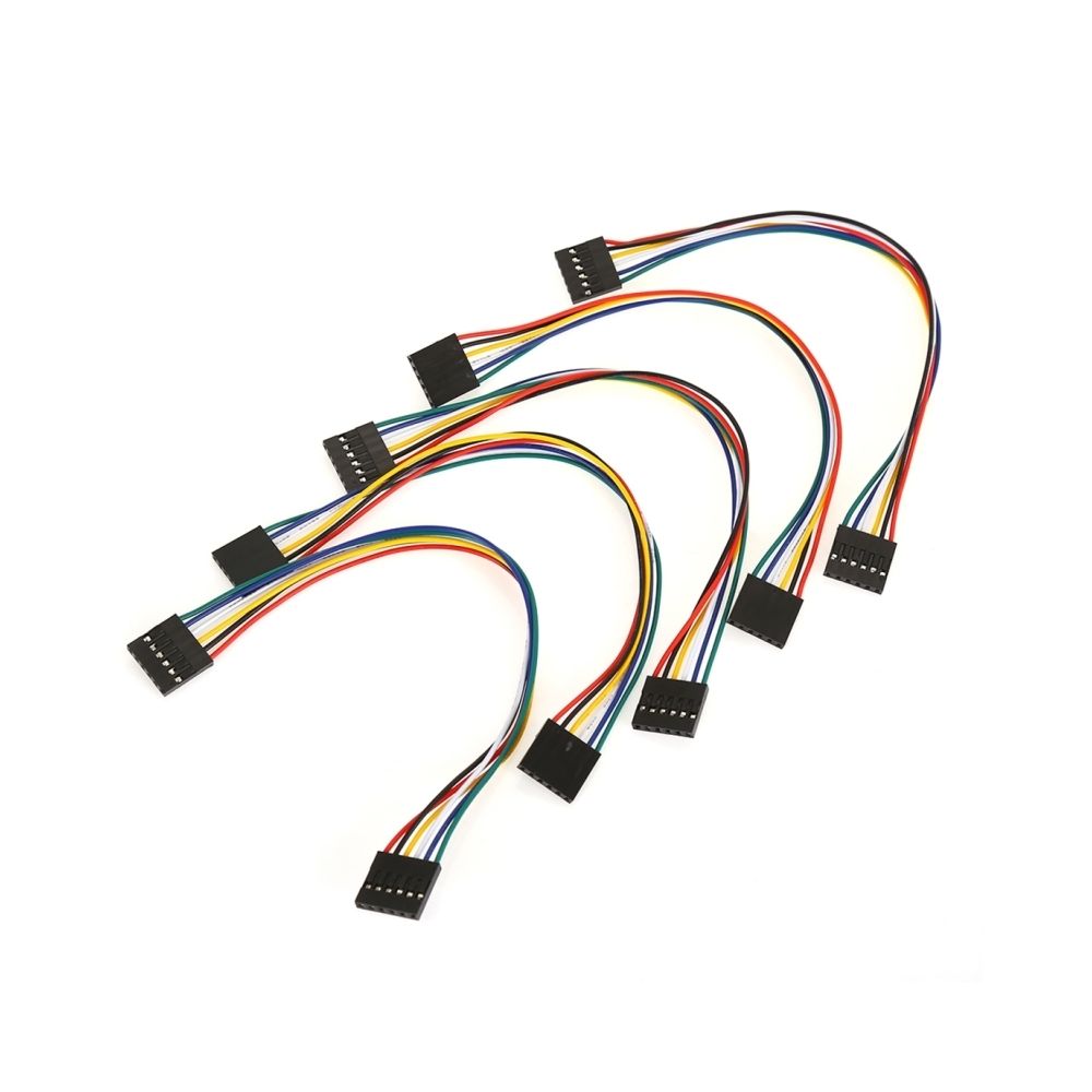 Wewoo - Composant Arduino pour 5 PCS 21cm LDTR-YJ011 6 broches câble de connexion femelle à Dupont fil - Accessoires alimentation