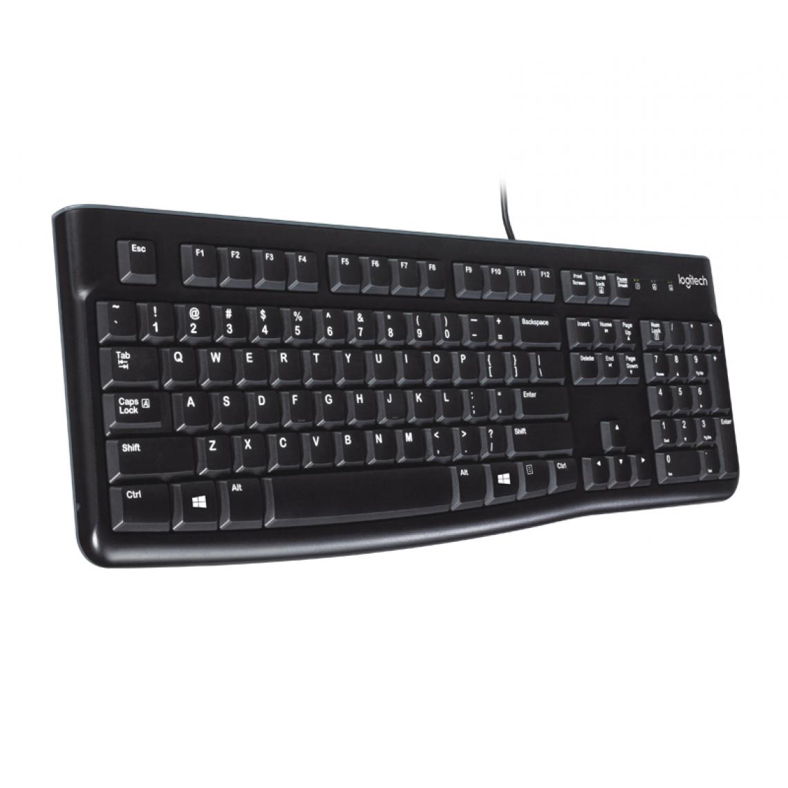 Logitech - LOGI K120 Corded Keyboard (UK) Corded Keyboard (UK) - Clavier