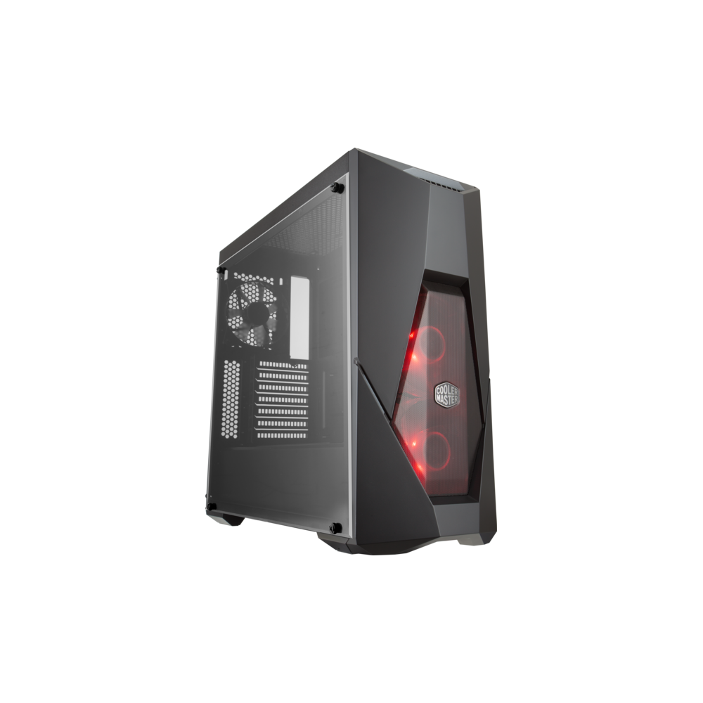 Cooler Master - MasterBox K500L (LED rouges) - Avec fenêtre - Boitier PC