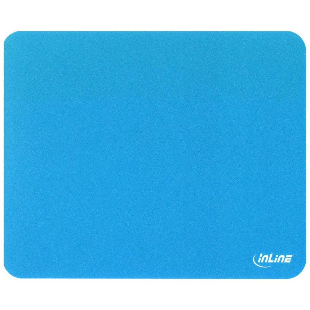 Inline - Tapis de souris InLine® antimicrobien ultra-mince 220x180x0,4mm bleu - Tapis de souris