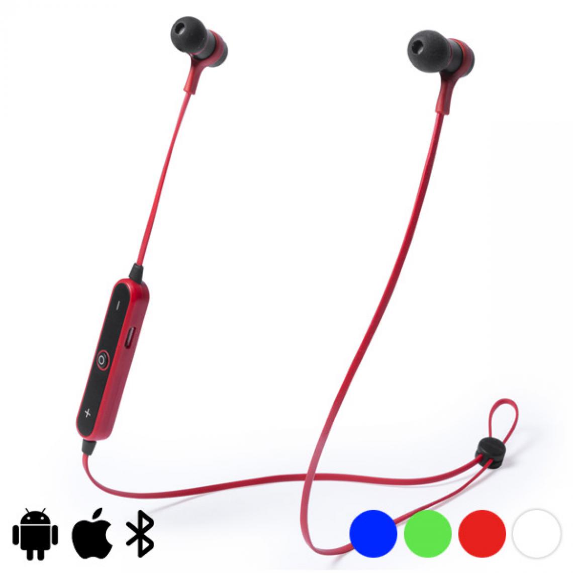 Unknown - Casque bouton Bluetooth 145337 Couleur Rouge - Micro-Casque