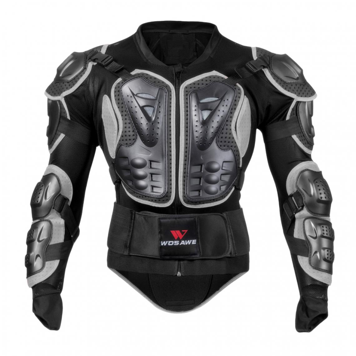 marque generique - veste de motocyclisme complet veste armure motocross racing protecteur xl rouge - Accessoires et Pièces Détachées
