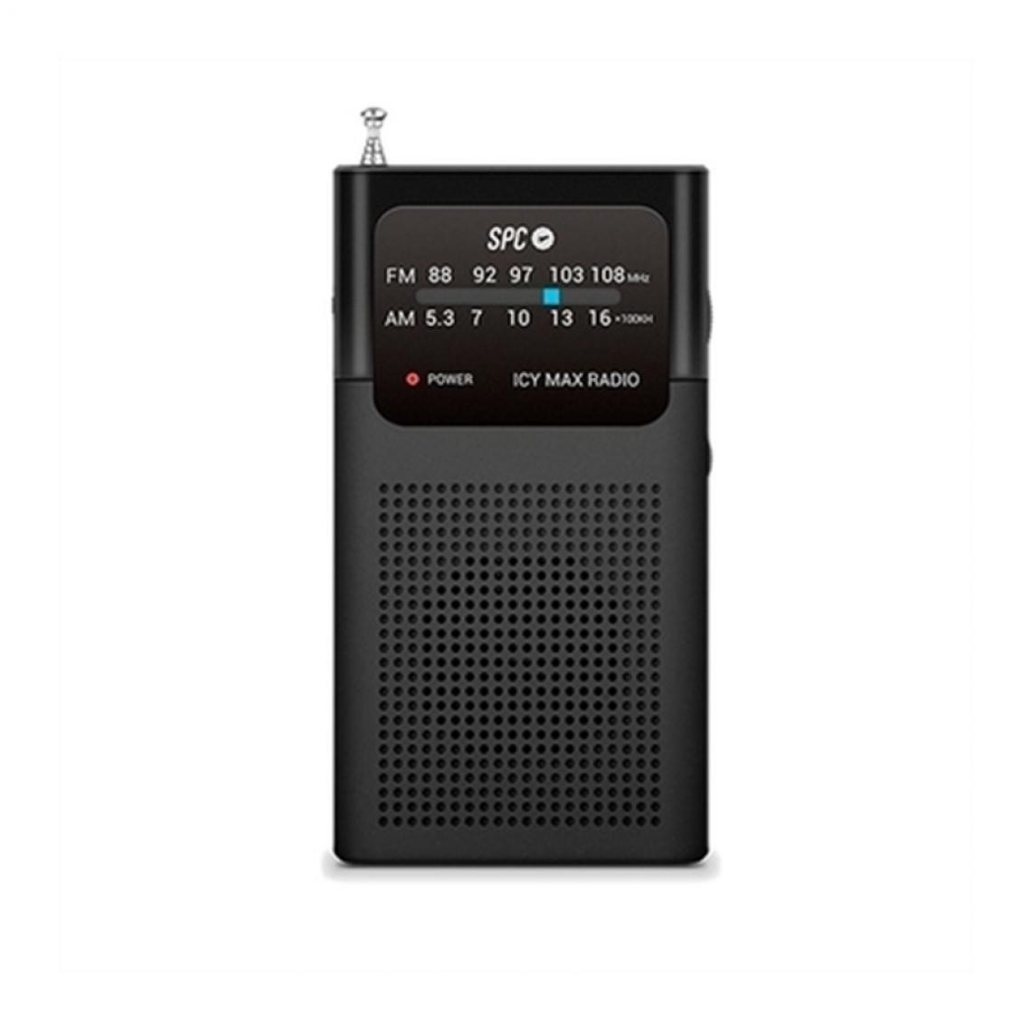 Spc - Radio SPC SPC Icy Max Noir Tuner AM/FM - Radio