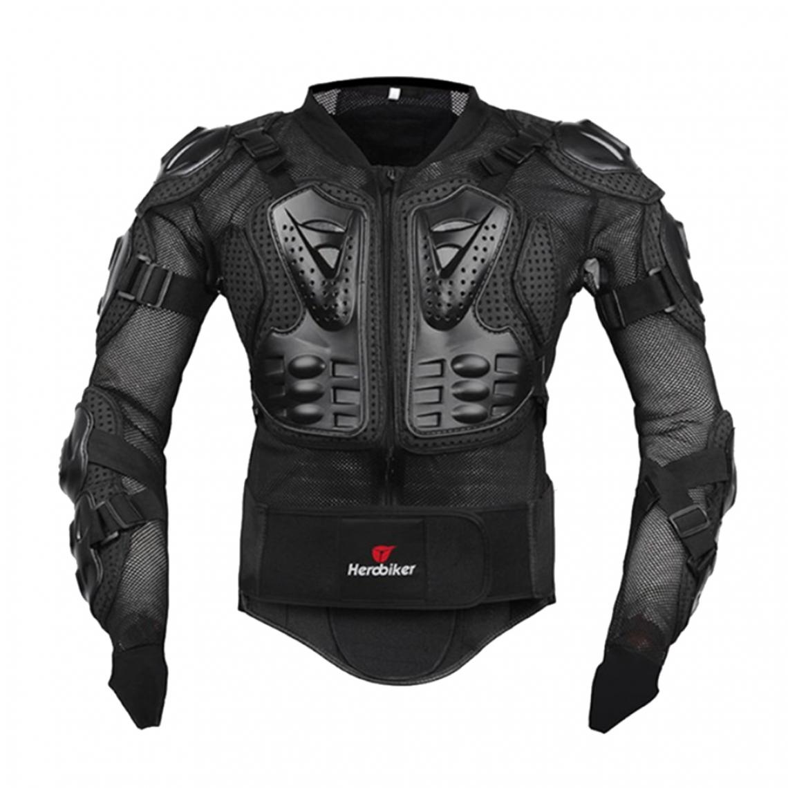 marque generique - HEROBIKER Full Body Protective Armor Jacket Spine Chest Protection S - Accessoires et Pièces Détachées