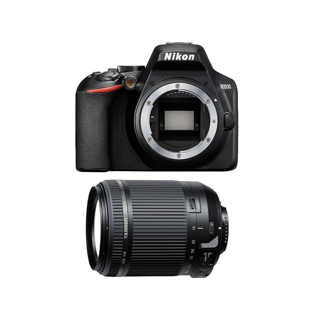 Nikon - PACK NIKON D3500 + TAMRON 18-200 VC - Reflex Grand Public