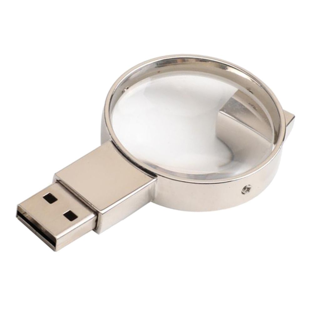 marque generique - Clé USB Pendrive en métal avec lecteur flash USB avec loupe 128 Go - Clés USB