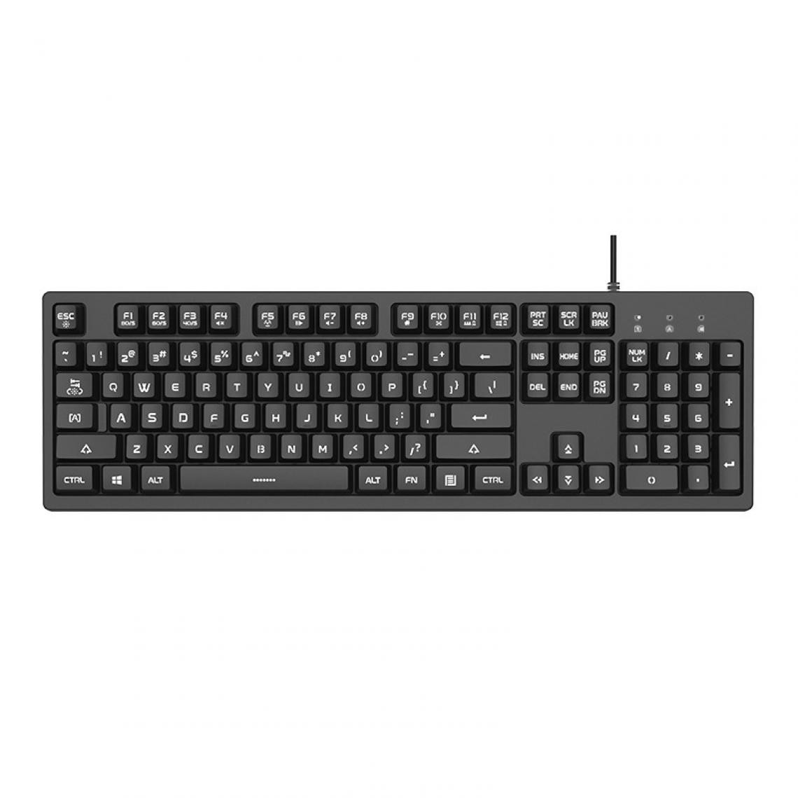 Generic - Clavier mécanique lumineux Tea Axis Hand Feeling Computer Office Game Keyboard - Clavier