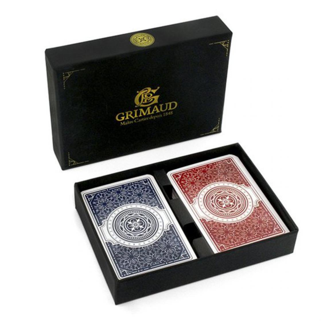 Ludendo - Coffret expert Grimaud 2 jeux de cartes de bridge - Carte à collectionner