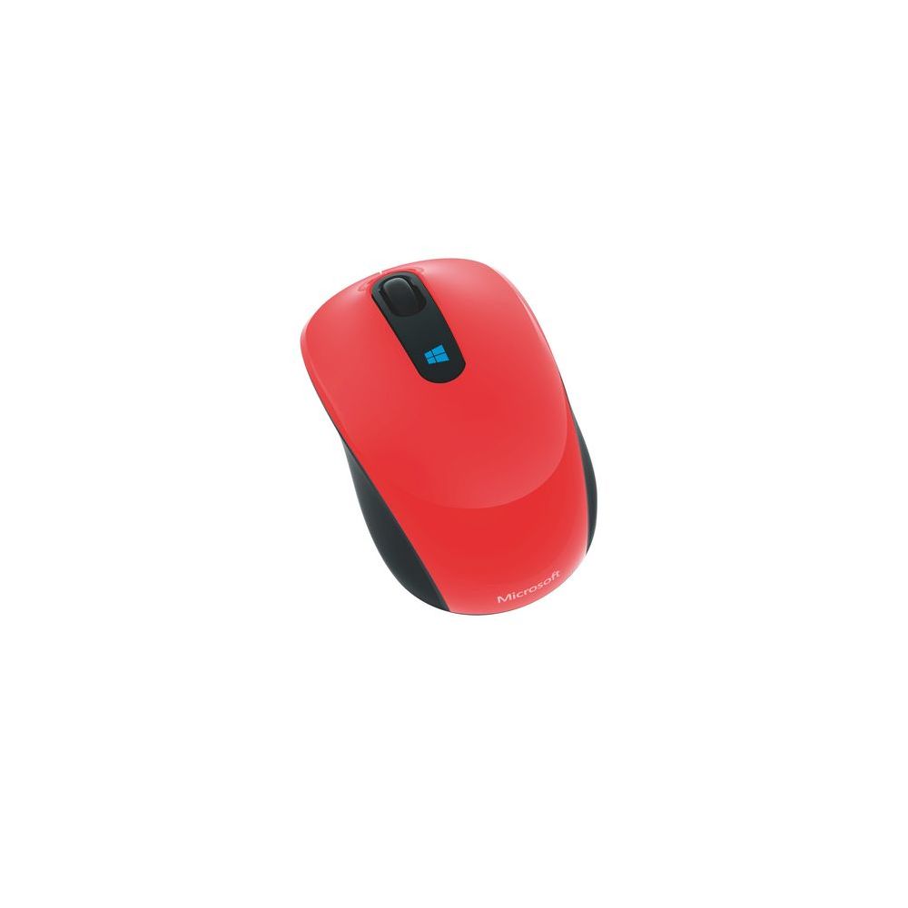 Microsoft - Souris sans fil Microsoft Sculpt mobile mouse rouge - Souris