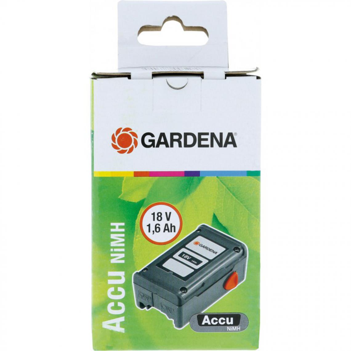 Gardena - Gardena 8834-20 Batterie de rechange NiMH 18 V / 1,6 Ah - Accessoires casque