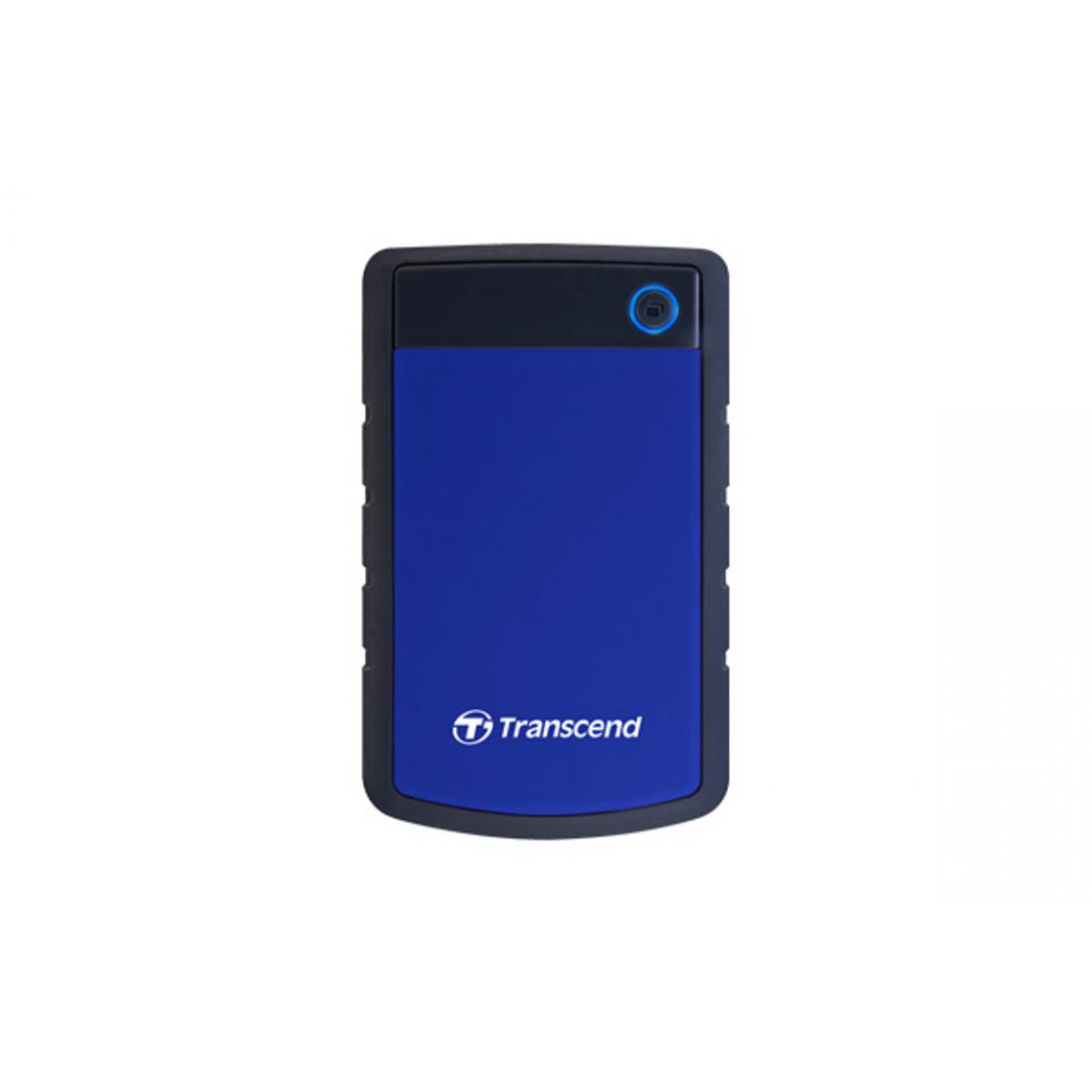Transcend - StoreJet 25h3B 2 To - 2,5" USB 3.0 Bleu - Disque Dur externe
