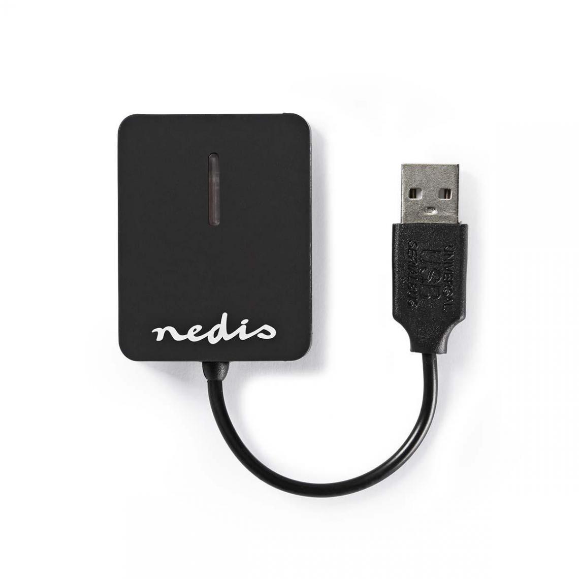 Nedis - NEDIS - Lecteur de Carte | Multicartes | USB 2.0 ALPEXE-2680 - Accessoires Boitier PC