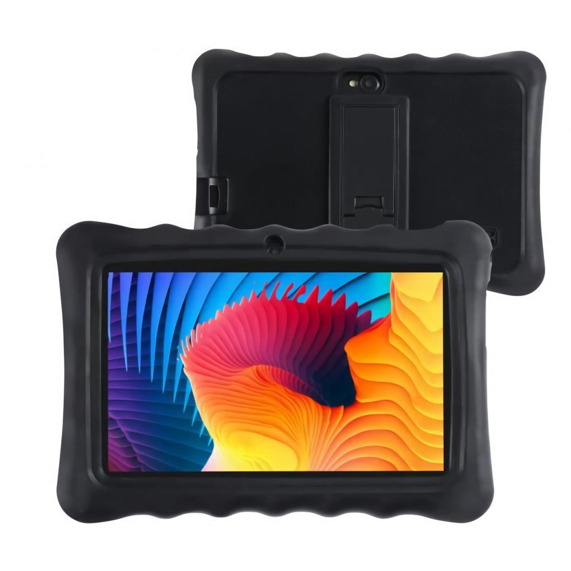Lamzien - Tablette 16Go -LAMZIEN Tablette tactile - Android 10 avec WiFi 7 Pouces,Google Dual-Caméras GPS Bluetooth USB-C, Noir - Tablette Windows