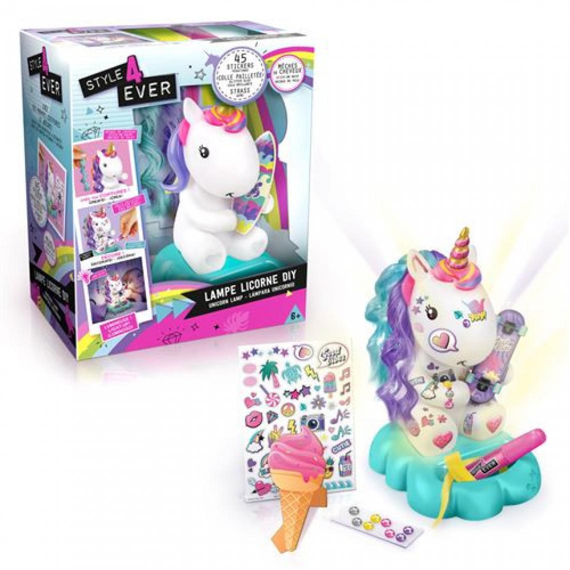 Canal Toys - Ma Peluche Licorne à customiser Style For Ever Airbrush - Dessin et peinture