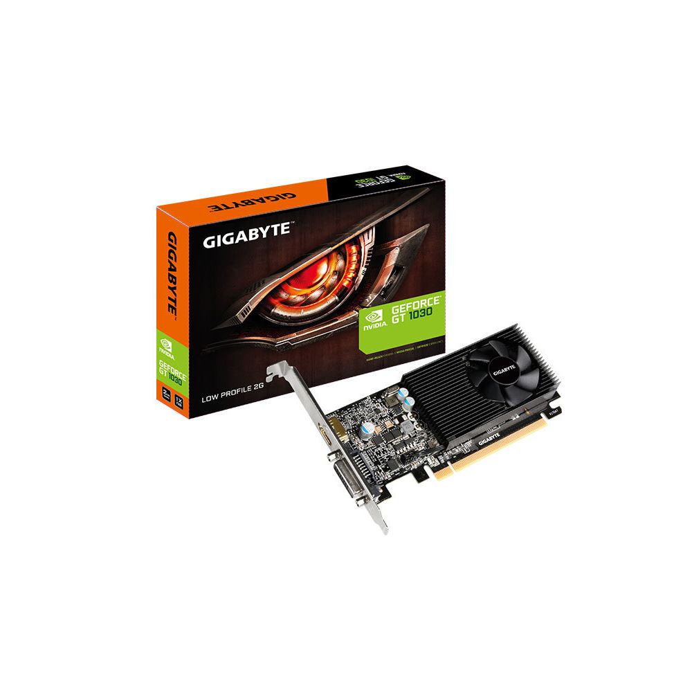 Gigabyte - Geforce GT 1030 - LOW PROFILE - 2 Go - Carte Graphique NVIDIA