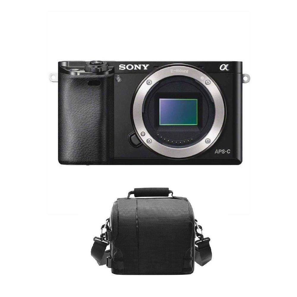 Sony - SONY A6000 Body Black + camera Bag - Reflex Grand Public