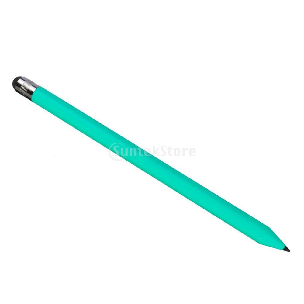 marque generique - stylet crayon capacitif stylet pour iphone tablette pc samsung s6 s7 bleu clair - Clavier