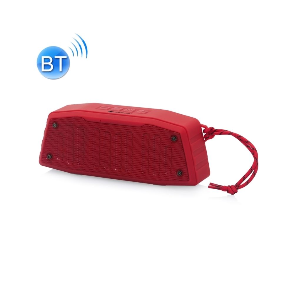 Wewoo - Enceinte Bluetooth Haut-parleur portable extérieur avec fonction d'appel mains libres, support pour carte TF, USB, FM et AUX (Rouge) - Enceintes Hifi