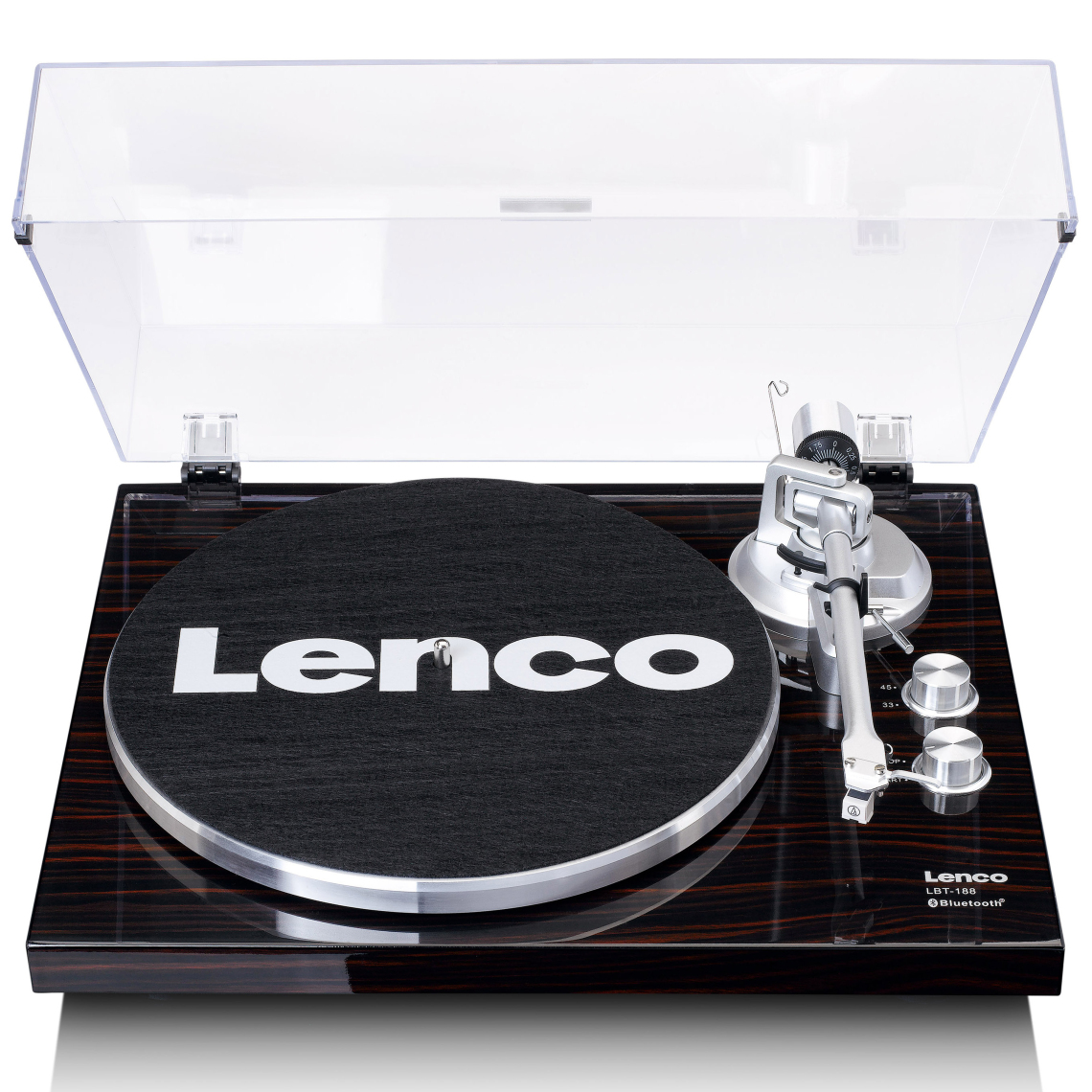 Lenco - Platine vinyle avec transmission Bluetooth LBT-188WA Noyer - Platine