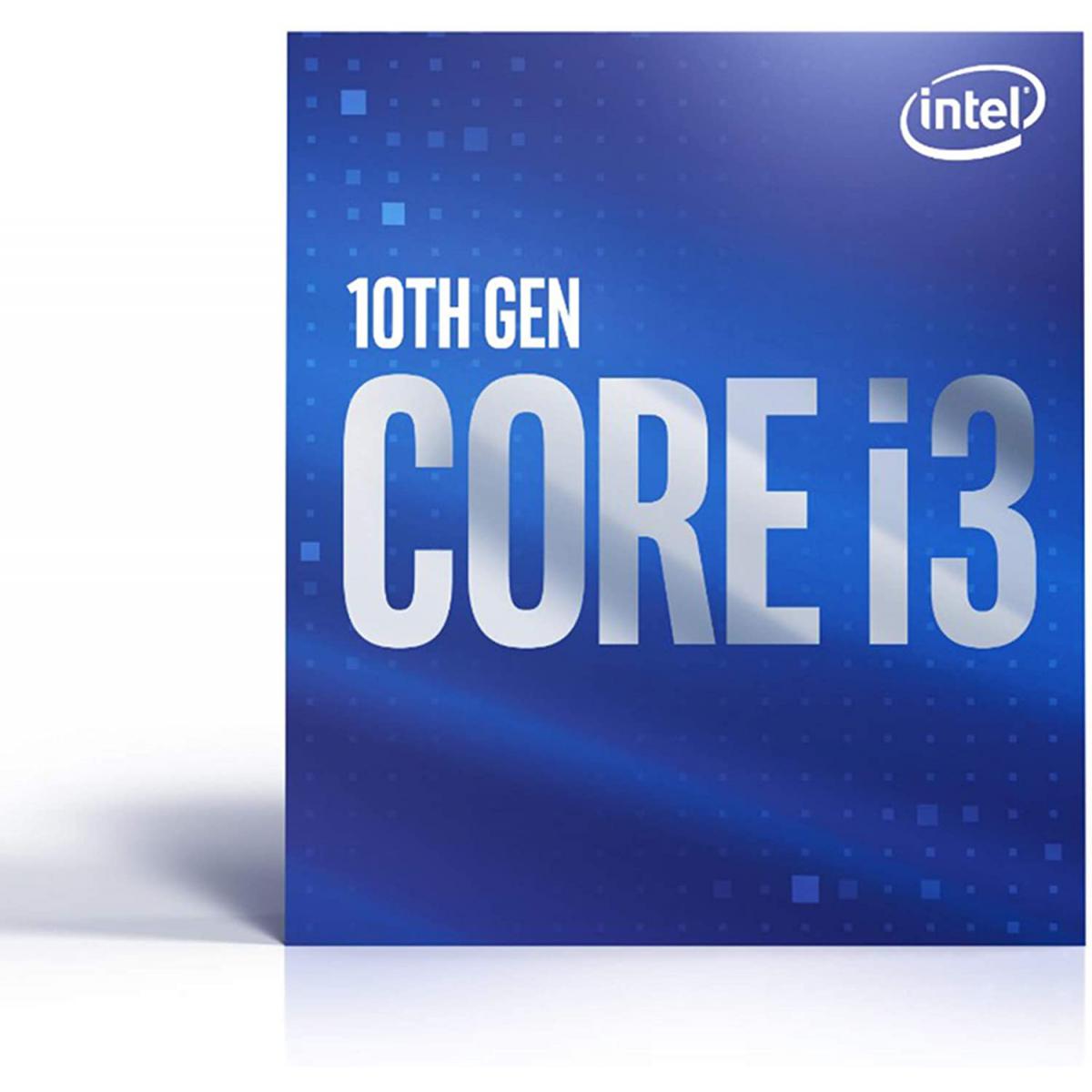 Intel - INTEL Core i3-10100F 3.6GHz LGA1200 Box Core i3-10100F 3.6GHz LGA1200 6M Cache No Graphics Boxed CPU - Processeur INTEL