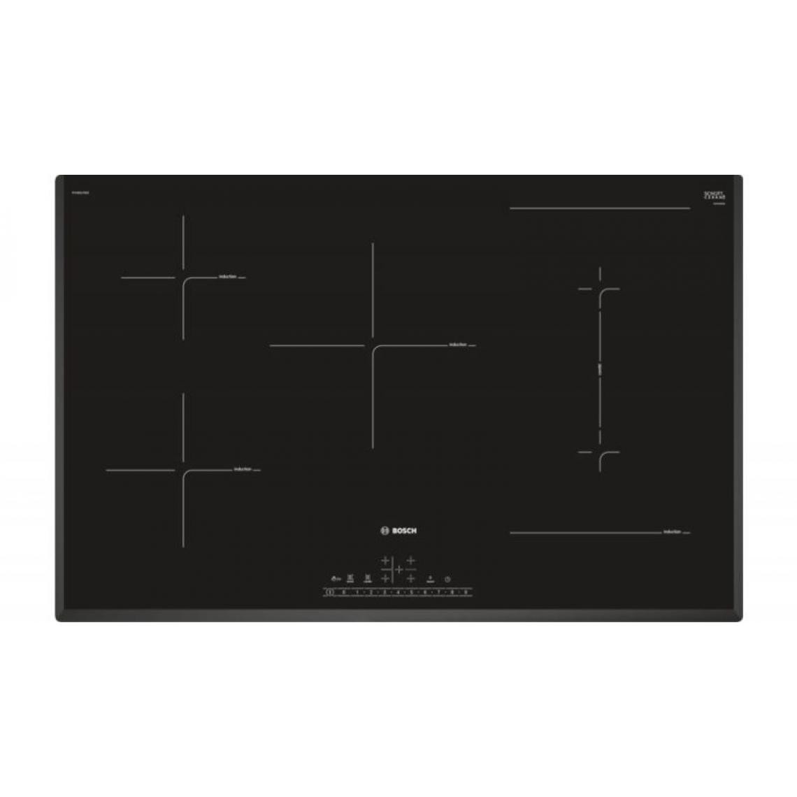 Bosch - Bosch Serie 6 PVW851FB5E Noir Intégré (placement) Plaque avec zone à induction 9 zone(s) - Table de cuisson
